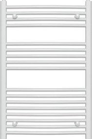 Novaservis - Scaldasalviette a scala 478W/230V 90x60 cm bianco, profilo arrotondato