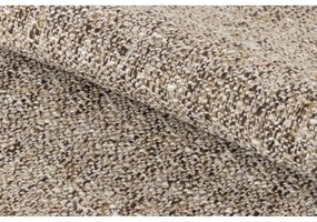 Poltrona beige in tessuto bouclé Elmont - Actona