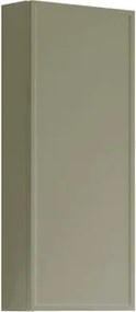 Pensile bagno Pixel Frame laccato opaco verde salvia, 1 anta apertura da sinistra P 17 x L 30 x H 80 cm
