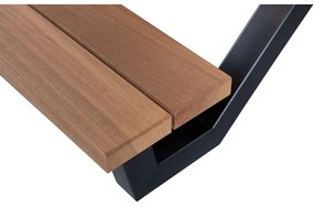 Tavolo da pranzo da giardino con panche , 206 x 145 cm Tablo - WOOOD