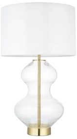 Endon 99110 - Lampada da tavolo dimmerabile KELDA 1xE27/10W/230V bianco/oro