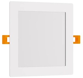 Pannello LED Quadrato 15W 1.500lm no Flickering Foro 155x155mm Dimmerabile Colore Bianco Caldo 3.000K