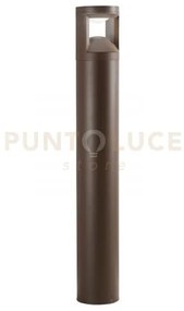 Paletto alto led wami bronzo 12w 1530lm cct 3000k / 4000k ip65 12x81cm