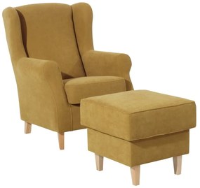 Pouf giallo mais Lorris - Max Winzer