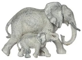 Statua Decorativa Atmosphera 15,5 x 22,5 x 12 cm Resina Elefante Multicolore