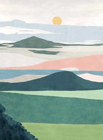 Coordonne Carta da parati panoramica Lainoa - Primavera
