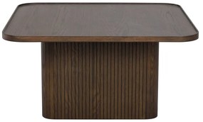 Tavolino marrone scuro in rovere ø 80 cm Sullivan - Rowico