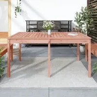 Tavolo da Giardino 159,5x82,5x76cm in Legno Massello di Douglas 823981