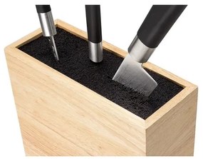 Continenta C3314 - Portacoltelli con inserto flexi 22x9x21,5 cm gomma fig