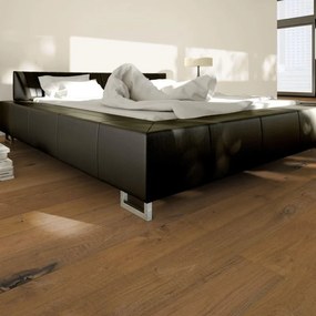 Parquet multistrato intenso L in rovere oliato rustico sp. 12/3 mm 2.402 m²