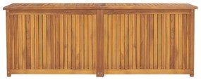 Cassa da giardino 150x50x55 cm in legno massello di teak