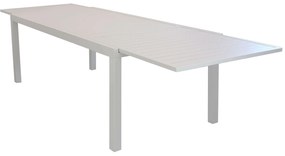 DEXTER - tavolo da giardino allungabile in alluminio da 200 x 100 cm