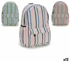 Zaino Scuola Righe Multicolore 13 x 45 x 31 cm 12 Unità