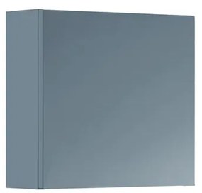 Pensile bagno Pixel laccato opaco indaco, 1 anta apertura da sinistra P 17 x L 40 x H 40 cm