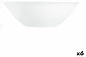 Insalatiera Luminarc Carine Bianco Vetro (Ø 27 cm) (6 Unità)
