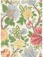 Tapete Midsommer Bloom von Cole & Son - Rouge & Leaf Green