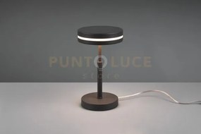 Franklin lampada da tavolo led 6w 700lm, 3000k antracite h. 25cm