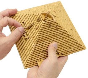 EscapeWelt - 3D puzzle meccanico in legno Piramide
