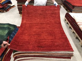 Gashguli Tappeto 100 x 140 Rosso (Iran) Annodato A Mano