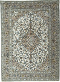 Kashan Tappeto 400 x 300 Beige (Iran) Annodato A Mano