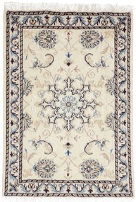 Nain Tappeto persiano 90 x 60 Beige (Iran) Annodato A Mano