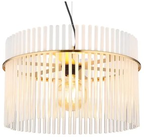 Globo 15698HM - Lampadario a sospensione con filo GORLEY 1xE27/60W/230V diametro 40 cm oro