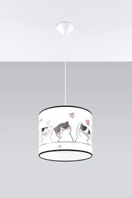 Lampada per bambini bianca Puss – Sollux