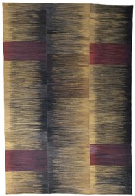 Kilim Tappeto persiano 380 x 260 Nero (Iran) Tessuto A Mano
