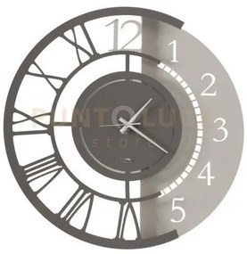 Orologio da parete particolare full metal jack piccolo avorio e fango