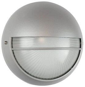 Plafoniera da Esterno E27 Grigia IP54 Ø258mm mod. Palpebra Colore Grigio
