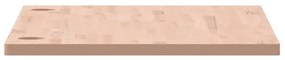 Piano scrivania 100x60x2,5 cm in legno massello di faggio
