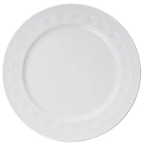 Set da tavola 18 pezzi in porcellana bianca