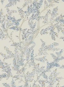 Baum Tapete Farthing Wood von Sanderson - Cobalt