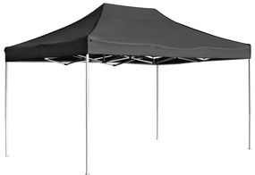 Gazebo Professionale Pieghevole Alluminio 4,5x3 M Antracite /
