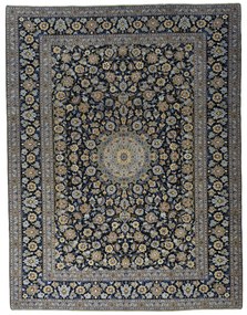 Kashan Tappeto persiano 300x390 Blu (Iran) Annodato A Mano