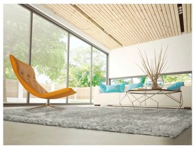 Tappeto grigio , 160 x 230 cm Aloe Liso - Universal