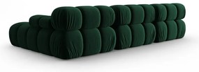 Divano in velluto verde 285 cm Bellis - Micadoni Home
