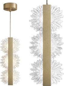 Lampada da soffitto LED G150-3CP Gold Brush