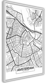 Poster City map: Amsterdam