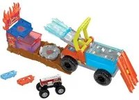 Hot Wheels Monster Trucks Playset Arena degli Scontri Missione Anti-Incendio