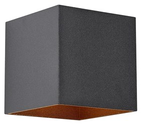 Applique da esterno nera con LED IP65 solare - Charlene