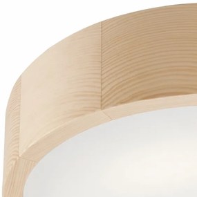Lampada a soffitto NATURAL 2xE27/60W/230V Ø37 cm pino