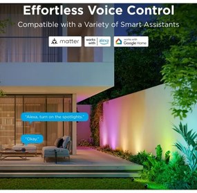 Govee - LED RGBWW Proiettore dimmerabile LED/12W/230V IP67 2700-6500K Wi-Fi