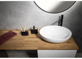 Gedy - Distributore di sapone NINFEA nero/bambù