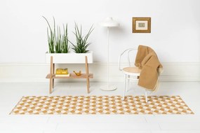 Tappeto da interno/esterno giallo ocra 60x70 cm Dana Ochre – Pappelina