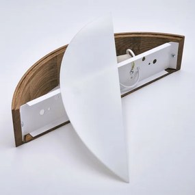 Brilagi - Lampada da parete LED CARVALHO 1xE27/60W/230V rovere ciliegio