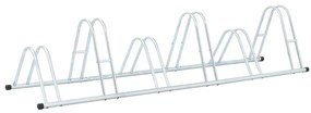 Supporto Per 6 Bici Da Pavimento Autoportante Acciaio Zincato /