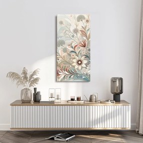 Quadro su tela – Fiori delicati in sfumature pastello