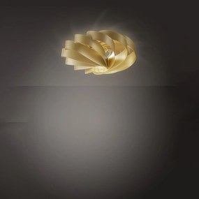 Plafoniera Moderna Flat Polilux ® New Gold 1 Luce E27