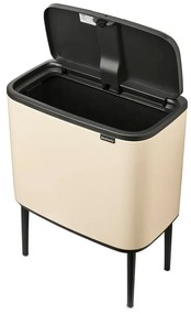 Bidone per rifiuti in acciaio beige touch 36 l Bo Touch Bin - Brabantia